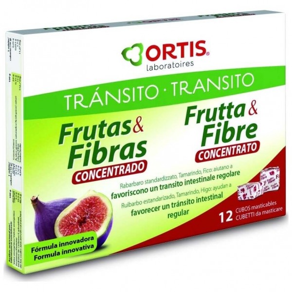 Ortis Fruta Y Fibra Concentrado 12 Cubos