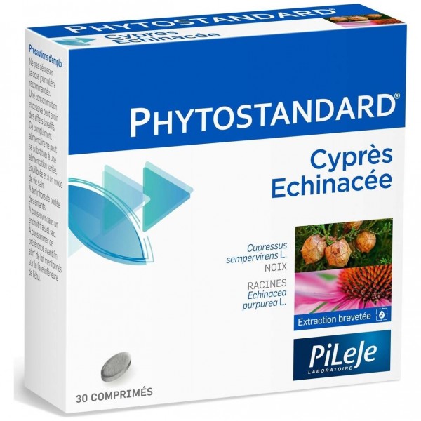 Pileje Phytostandard Cipres Y Equinácea, 30 Comprimidos
