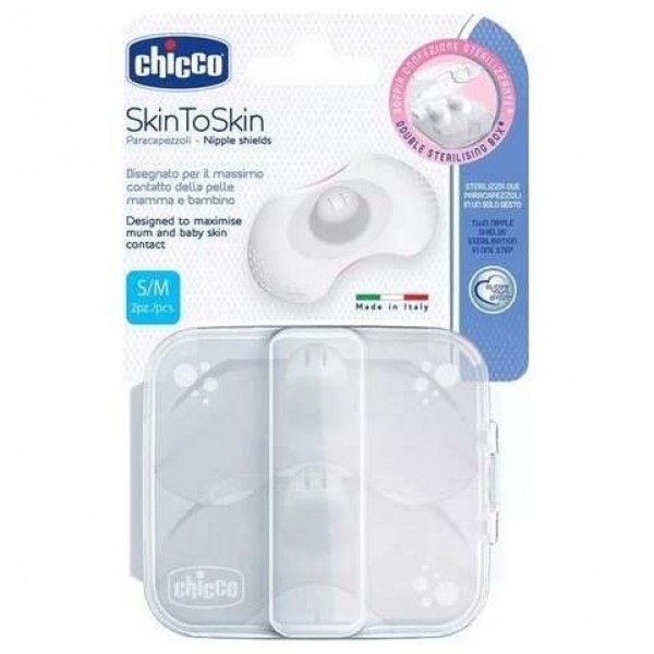 Chicco Protegepezón Silicona Skintoskin T-S-/M 2Uds