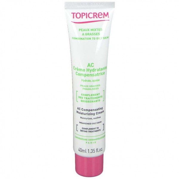 Topicrem Crema Hidratante Compensadora Pieles Grasas 40Ml