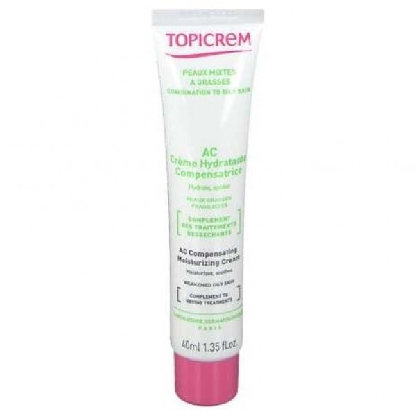 Topicrem Crema Hidratante Compensadora Pieles Grasas 40Ml