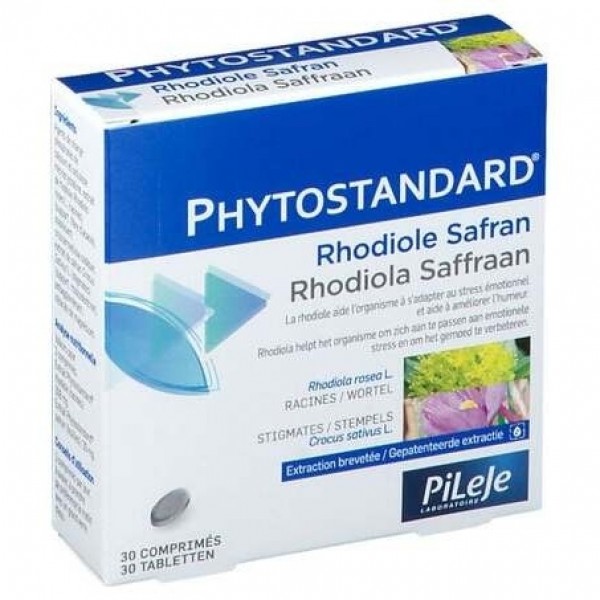 Pileje Phytoprevent Phytostandard Rhodiole Y Safran 30 ComprimS