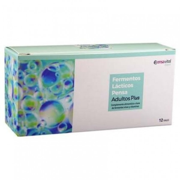 Fermentos Lacticos Pensa Adultos Plus 12 Viales