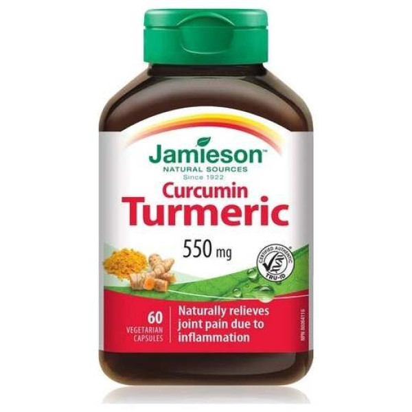Jamieson Curcumina Curcuma 550Mg 60 Cápsulas