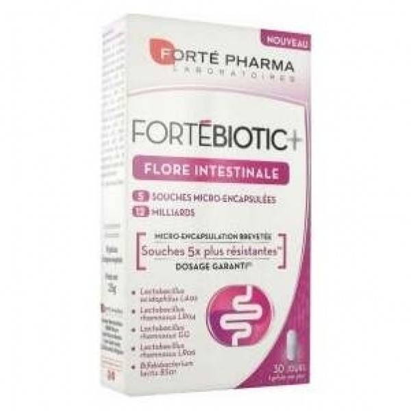 Forté Pharma Fortébiotic+ Flora Intestinal 30Caps