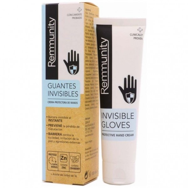Remmunity Guantes Invisibles Crema Protectora De Manos 100Ml