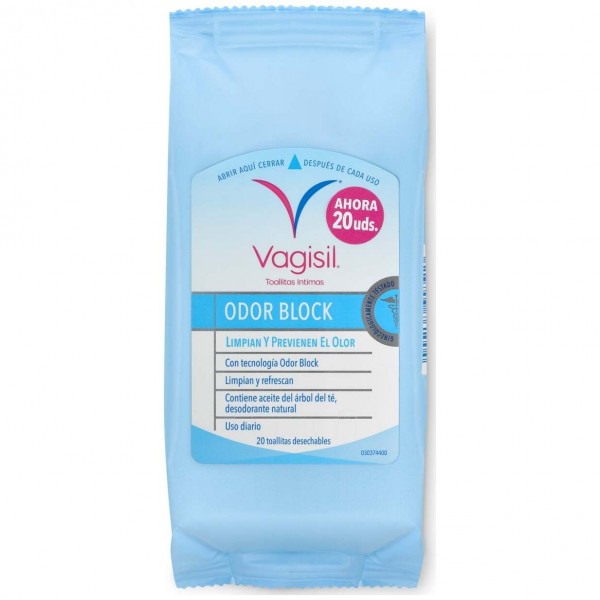 Vagisil Toallitas Íntimas Odor Block 10Uds