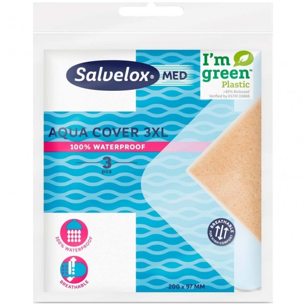 Salvelox Med Aqua Cover Aposito Adhesivo 3Xl 3Uds