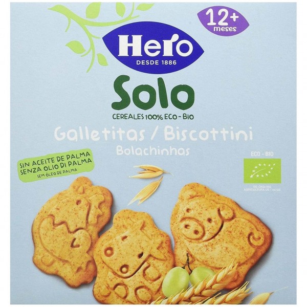 Hero Baby Solo Galletitas De Cereales 100% Eco-Bio, 100 G