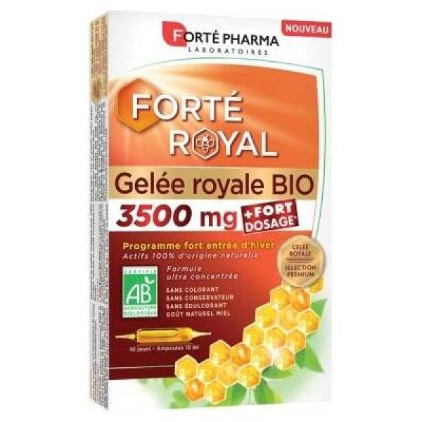 Forté Jalea Real Bio 3500 Mg Ampollas 10 X 15 Ml