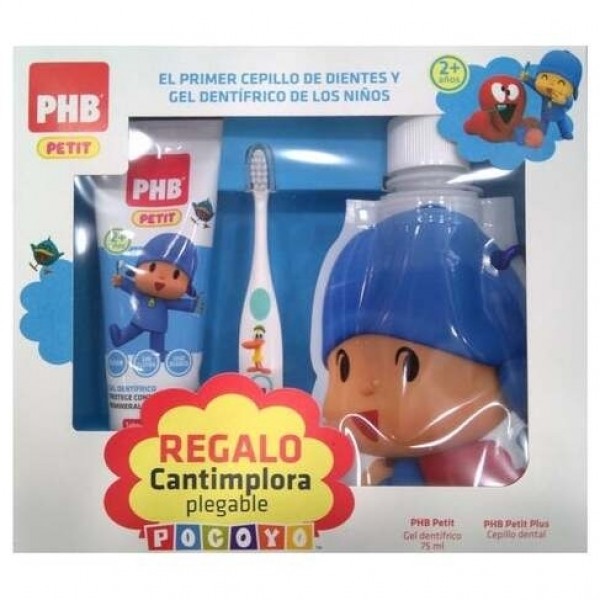 Phb Petit Pack Pocoyo Gel Dentífrico + Cepillo + Cantimplora