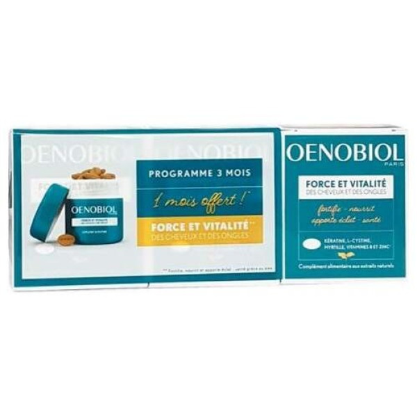 Oenobiol Fuerza Y Vitalidad Cabello Y Uñas 3X60Caps