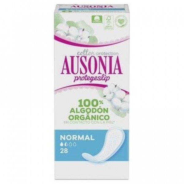 Ausonia Protegeslip Algodón Protección Normal 28Uds