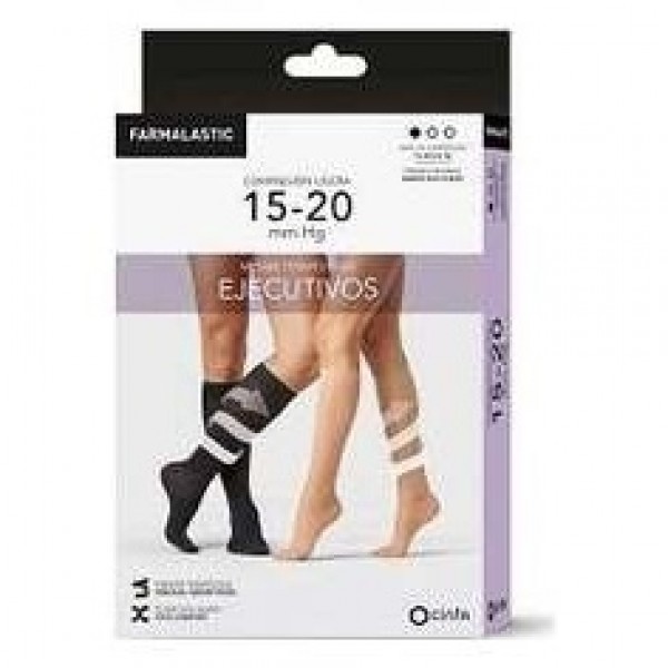 Farmalastic Calcetín Ejecutivo Compresión Ligera Ts Mujer 1 Par