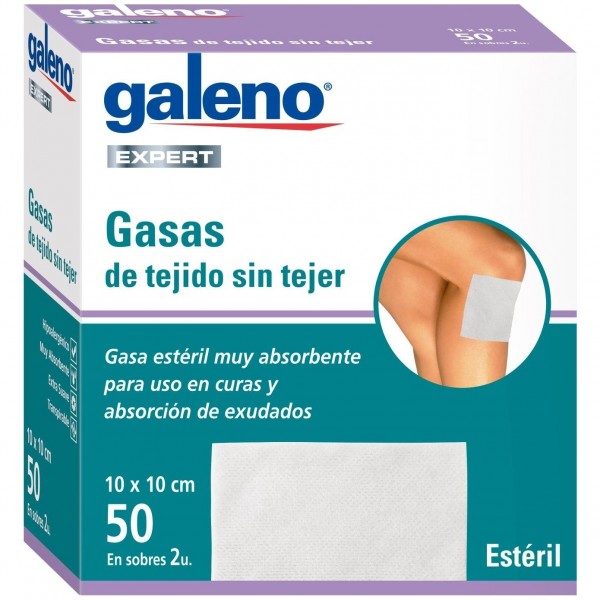 Galeno Gasa Esteril S/Tejer 10X10Cm 50U