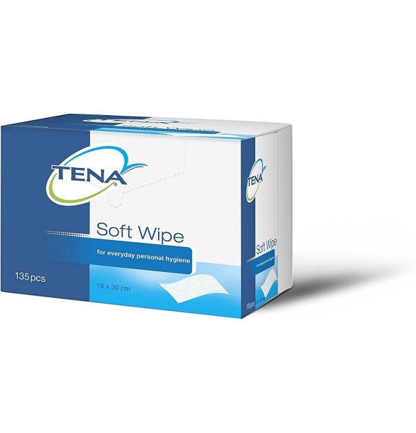 Tena Soft Wipe Toallitas Higiene (8 Toallitas 19 X 30 Cm)