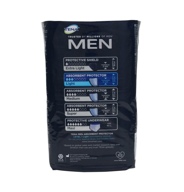 Absorb Inc Orina Ligera - Tena Men (Level-1  24 U)