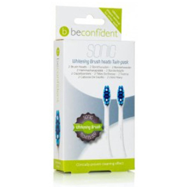 Sonic Toothbrush Heads Whitening White Lote 2 Pz