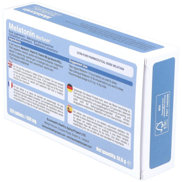 Melatonin Biotonin 1,9Mg.120Comp.