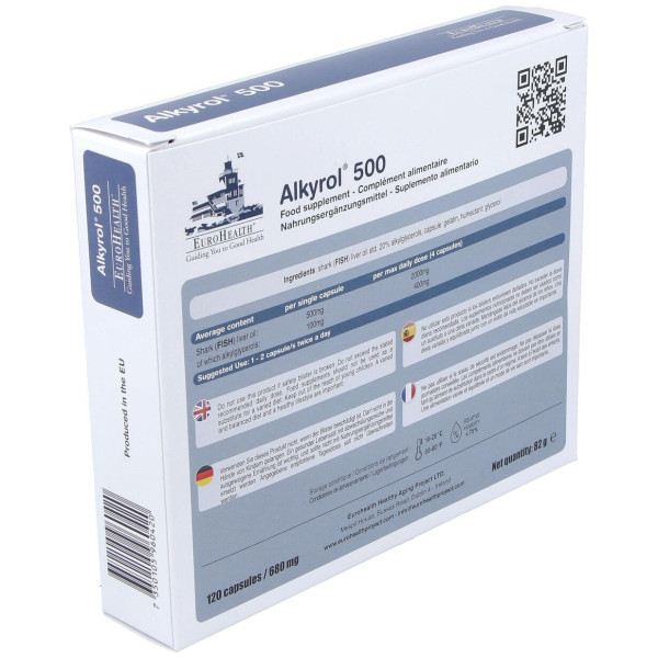 Eurohealth Alkyrol 500Mg 120Caps