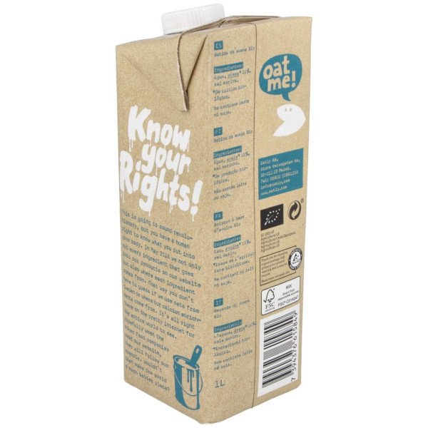 Bebida Vegetal De Avena 1Lt 6Uds. Bio S/A