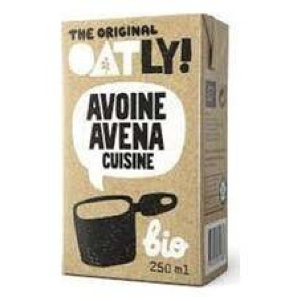 Oatly Crema Leche Avena Para Cocinar Bio 250Ml