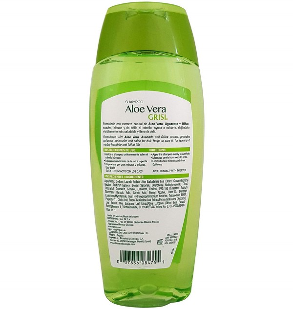 Grisi Aloe Vera Champu (1 Envase 400 Ml)