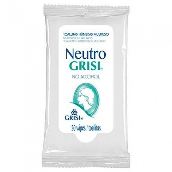 Neutro Grisi Toallitas Húmedas Multiuso 20 Unidades