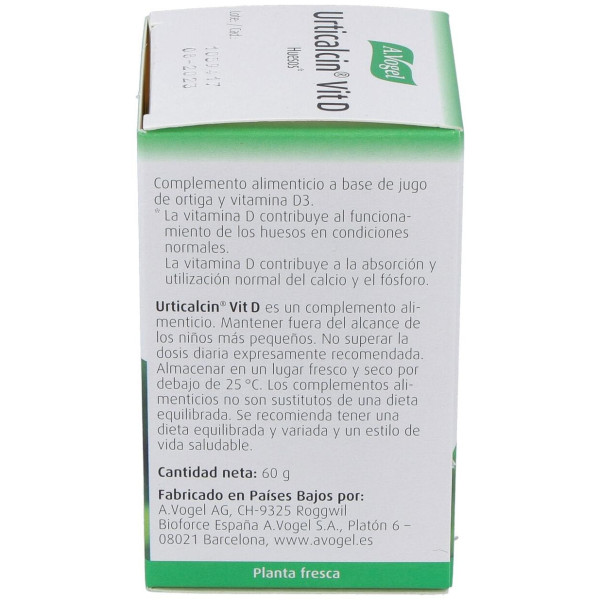 A. Vogel Bioforce Urticalcin Vitamina D 600 Comp.