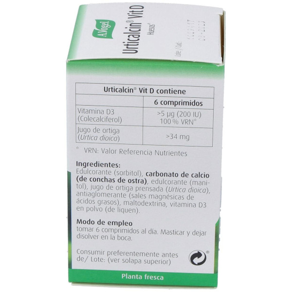 A. Vogel Bioforce Urticalcin Vitamina D 600 Comp.