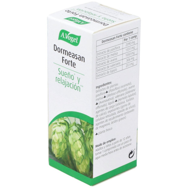 A.Vogel Suplemento Alimenticio Dormeasan Forte Para La Conciliación Del Sueño 30 Comprimidos