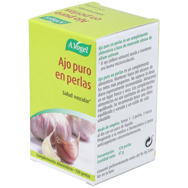 A. Vogel Ajo Puro En Perlas 120Uds