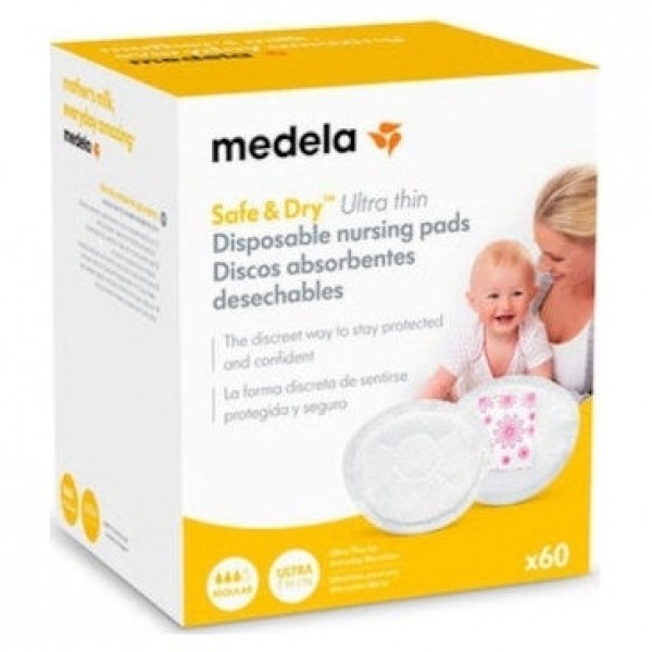Medela Safe Y Dry Discos Absorbentes Desechables 60U