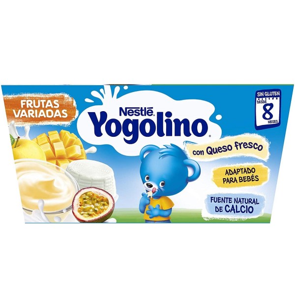 Nestle Yogolino (4 Envases 100 G Sabor Frutas Variadas Con Queso Fresco)
