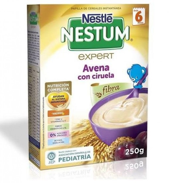 Nestle Nestum Avena Con Ciruelas (1 Envase 250 G)
