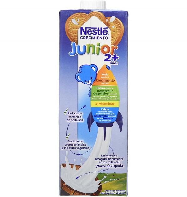 Nestle Junior Crecimiento 2 + Galleta (1 Brick 1000 Ml)