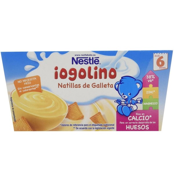 Nestle Yogolino Natillas De Galleta (4 Tarrinas 100 G)