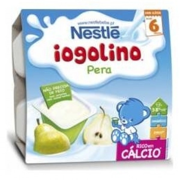 Yogolino Pera 4 Tarrinas X 100 Gr
