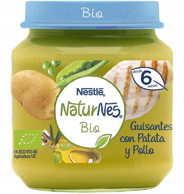 Naturnes Bio Guisantes Con Patata Y Pollo (1 Envase 190 G)