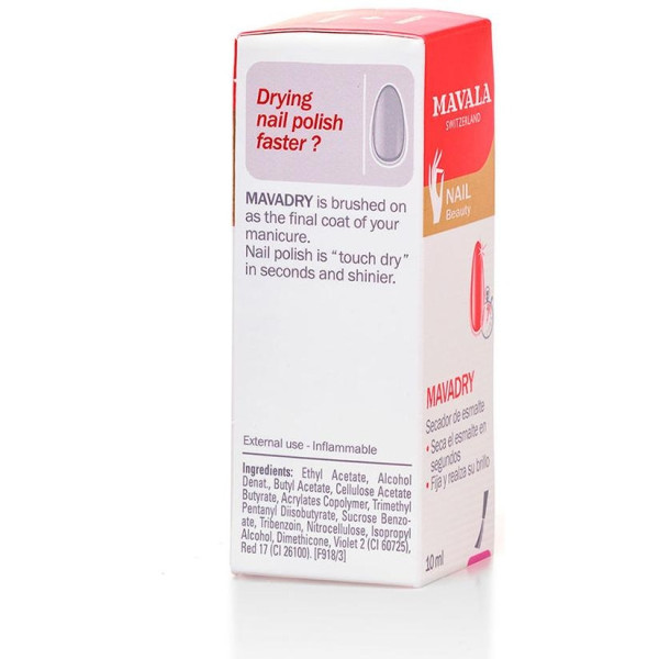Mavadry Seca En Segundos El Esmalte De Uñas 10 Ml