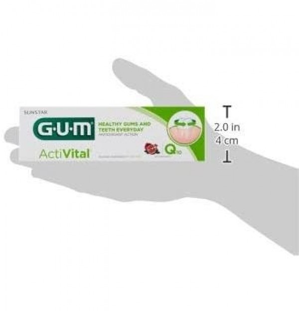 G.U.M 2x1 ActiVital Pasta De Dientes, 2x75 ml. - Sunstar