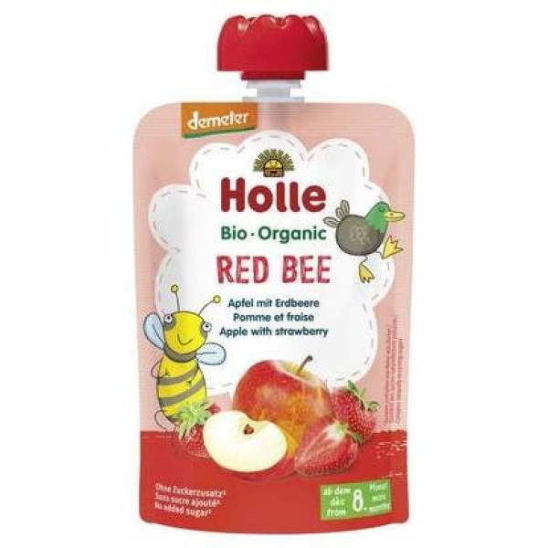 Smoothie Red Bee Manzana-Fresa 8Meses 100G Demeter