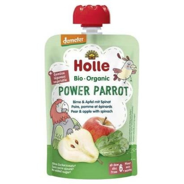 Smoothie Power Parrot Pera-Espinacas 6Meses 100Gr.