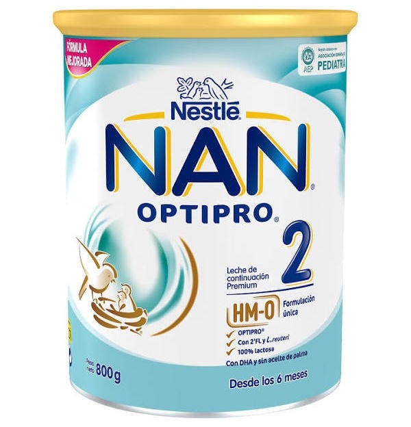 Nan Optipro 2 Leche De Continuacion (1 Envase 800 G)