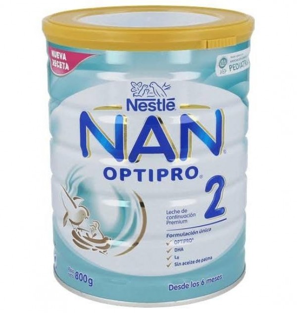 Nan Optipro 2 Leche De Continuacion (1 Envase 800 G)