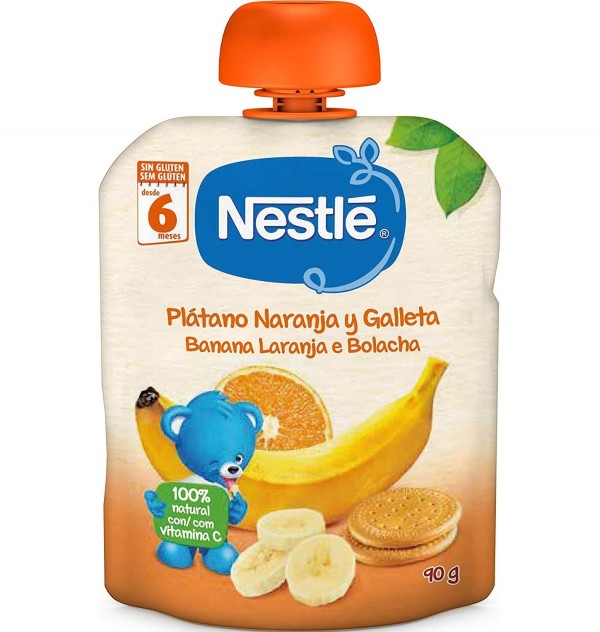Naturnes Platano Naranja Galleta 8X90Gr.