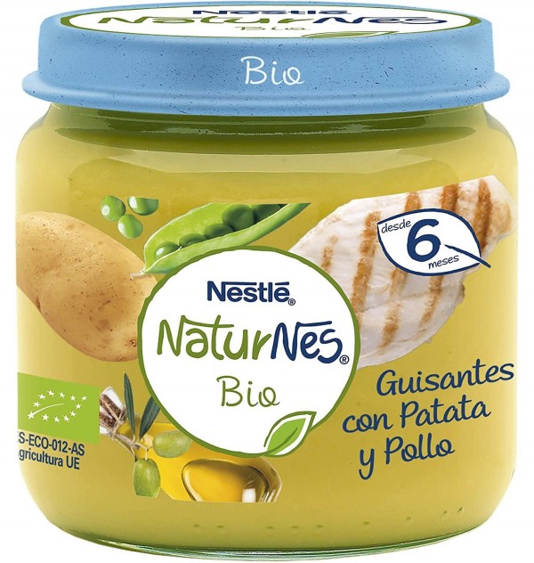 Naturnes Bio Guisantes Con Patata Y Pollo (1 Envase 190 G)