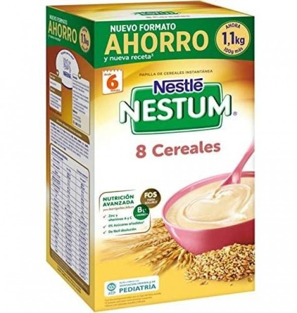 Nestle Nestum Expert Papilla 8 Cereales (1 Envase 1100 G)