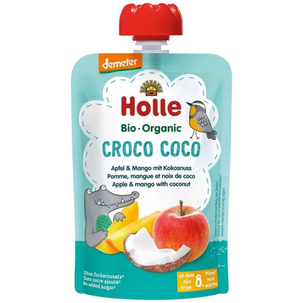Smoothie Croco Coco Manzana - Coco 8meses 100gr - Holle