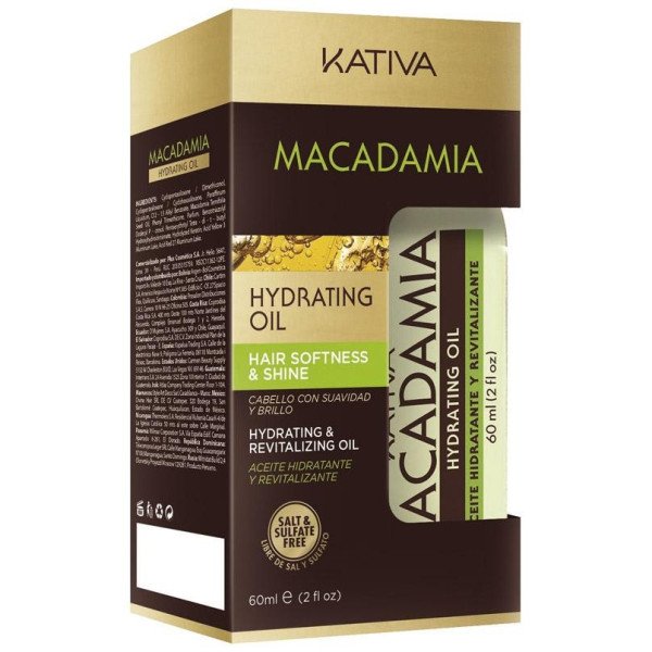 Kativa Macadamia Hydrating Oil 60Ml